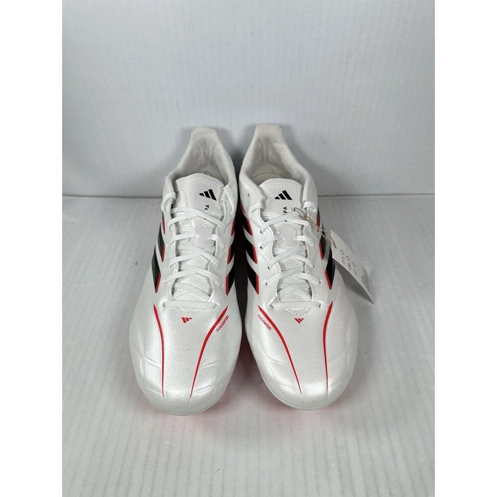 Size 12 adidas Copa Pure IV League Firm Ground Soccer Cleats Mens White Shoes